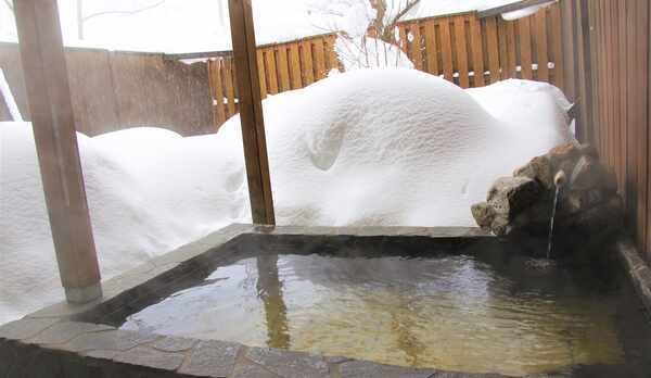 雪見露天風呂　New!