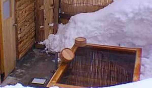 自慢の野天風呂