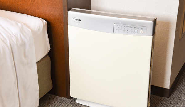 *客室設備一例／全室空気清浄器を完備