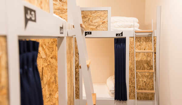 男女混合6人ドミトリー