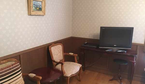 ダブルベッドルームのインテリア