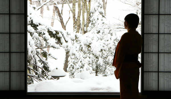 ・【晩霞亭】限定2部屋。 雪景色を眺めながらしっぽり