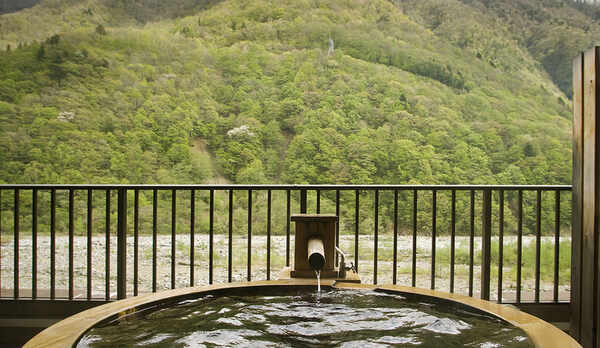 ■山の棟-銀SHIROGANE-■【露天風呂】