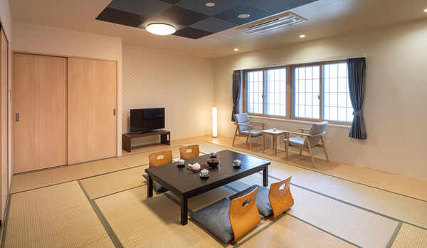【スタンダード和室‐禁煙】＜15畳＞3世帯のご家族やグループでも快適にお過ごしいただけます。