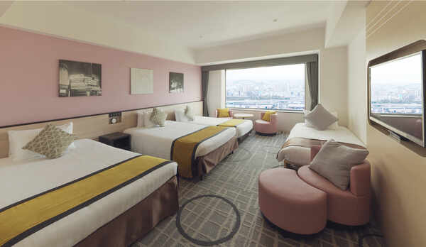 スーペリアフロアデラックスルーム４名仕様（一例）