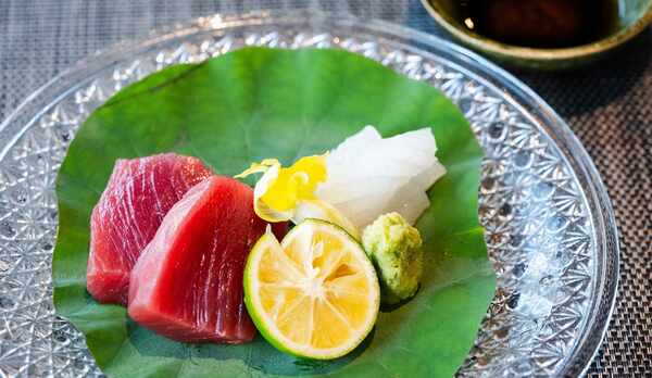 瀬戸の地魚コース「向付」