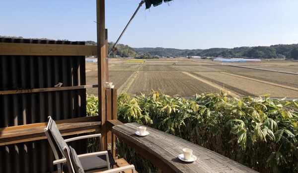 コテージA ウッドデッキ