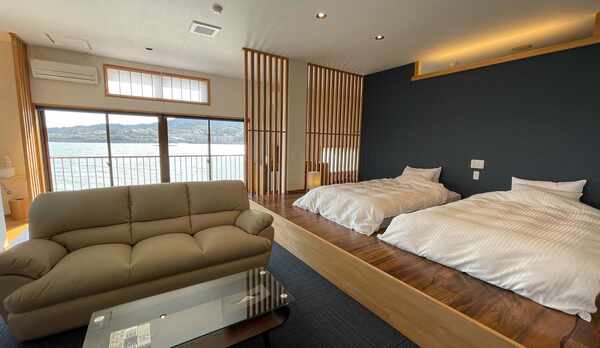 半露天付きオーシャンパノラマ客室