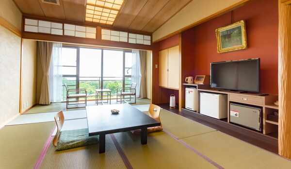 和室１２畳２階確約（バス・トイレ付）一例　平成２９年７月リニューアル