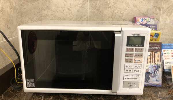 館内の電子レンジ