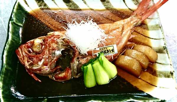 金目鯛の煮付け