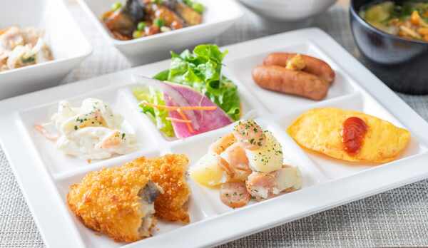 朝食は日替わりです♪