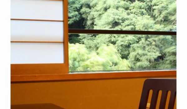 部屋からは緑が・・・ゆったりとした時間が流れます。