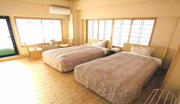 ・（201号室）トレインビュー露天風呂付き_洋室ツイン