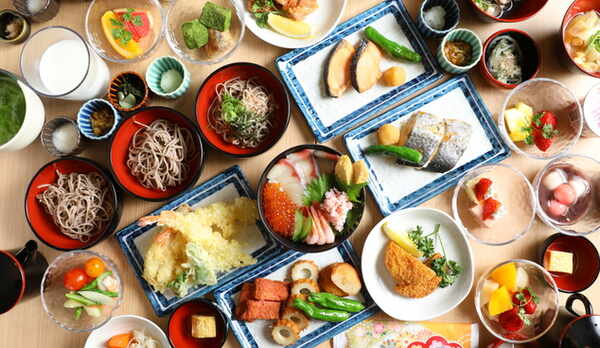 【朝食】味めぐり横丁〜ご当地一品と彩り朝食〜