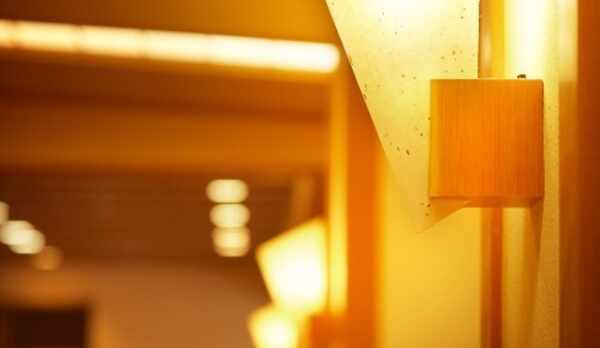 やわらかい灯りに包まれた館内