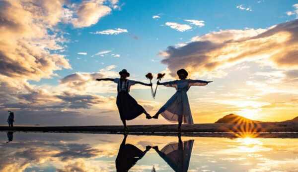 父母ヶ浜　夕景