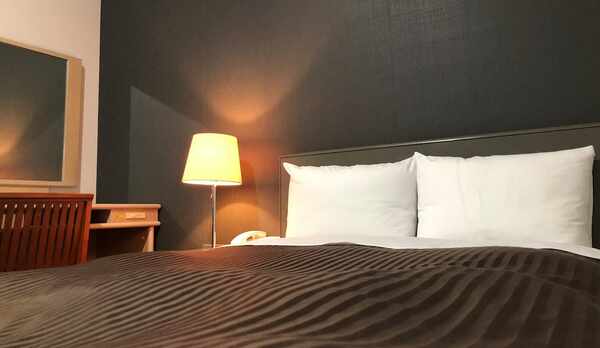 セミダブルルーム　12平米　125ｃｍベッド1台【有線ＬＡＮ、ＷｉＦｉ接続無料】