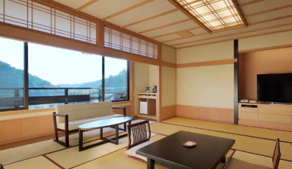 和室14.5畳＋檜風呂付客室