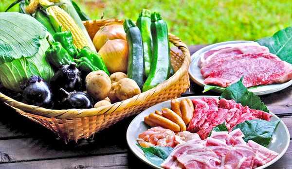 BBQセットプラン食材(イメージ)