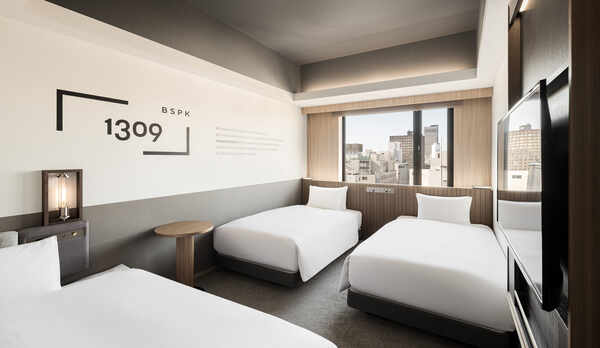 スタンダードトリプル【広さ20平米、幅100cmベッド&times;2台、幅113cmソファベッド&times;1台】