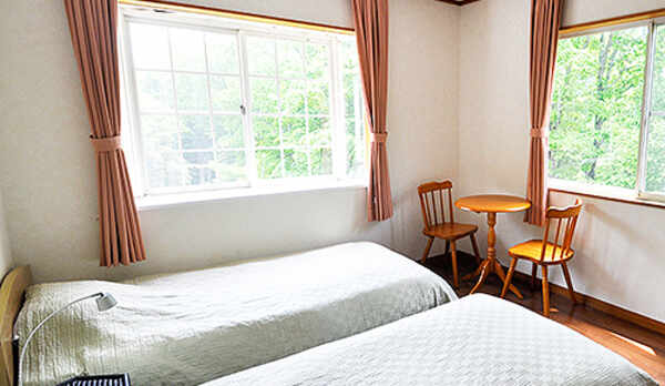  洗面トイレ付ツイン・プラス【無料Wi-Fi完備！】