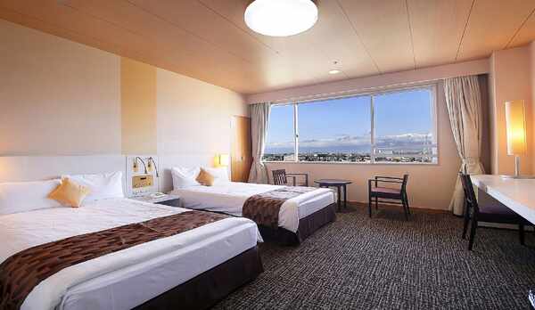 【洋室ツイン（トイレ付・バスなし）】