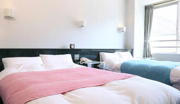 <ツインルーム>ゆっくりとおくつろぎください。