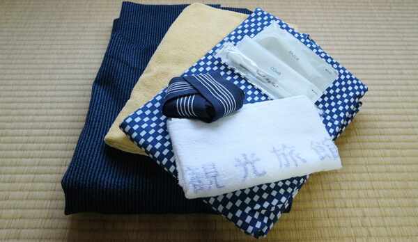 *【アメニティ一例】浴衣、タオル、バスタオル