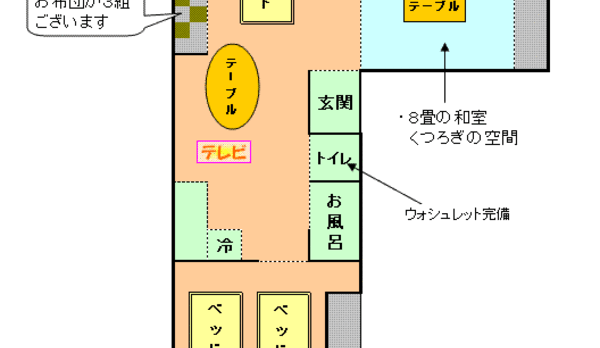 ファミリールーム（見取り図）