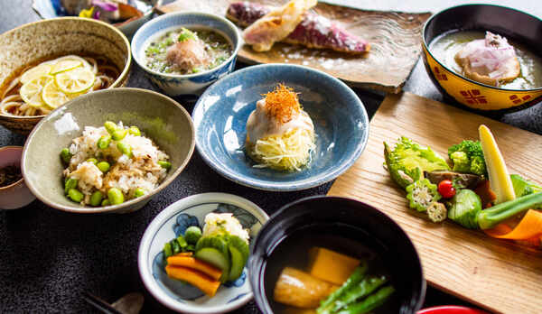 秋の精進料理　10品グレードアップコース2