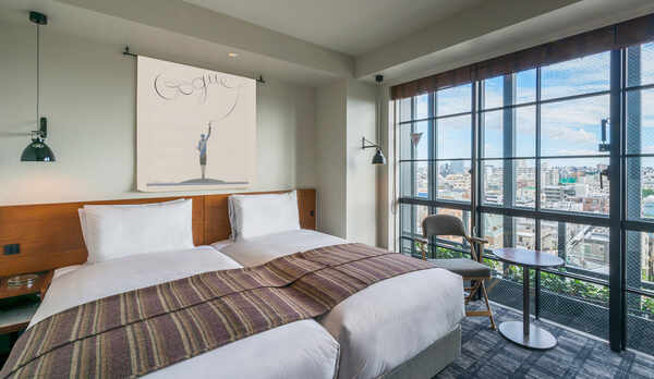  デラックスハリウッドツイン（22.89㎡）ベッド幅100cm