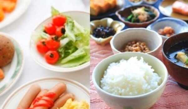 バイキング朝食