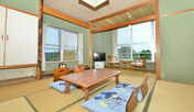 海の見える和室