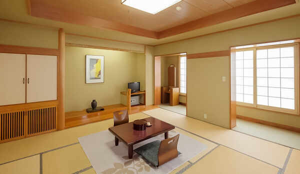 ・スタンダード和室15畳　最大4名様までご利用いただける広めの客室です