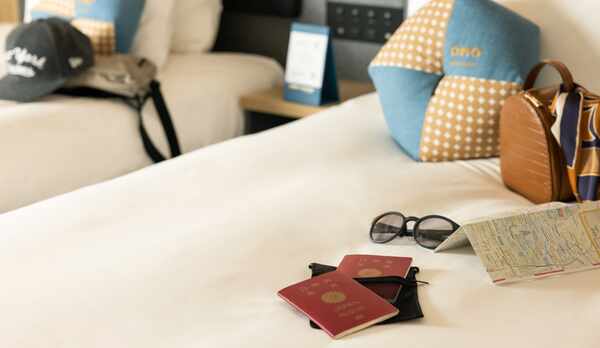 ツインルーム／２人旅滞在