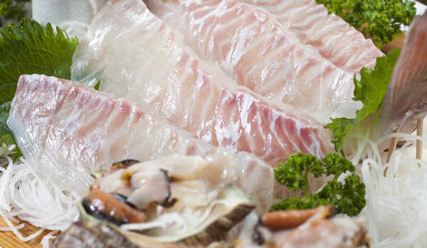 鯛・サザエのお造り