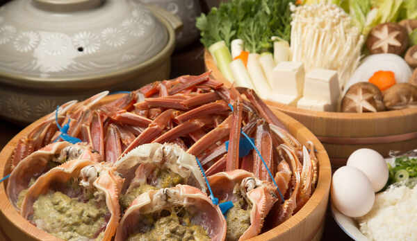 【カニ】カニを存分にお楽しみいただいた後は『カニ雑炊』で！至福の一時を最後まで惜しみなくどうぞ