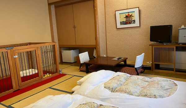 大型犬対応ペットと泊まれる和室（2人部屋）