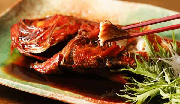 【金目鯛の姿煮付け】なんと35センチ以上の超特大金目鯛