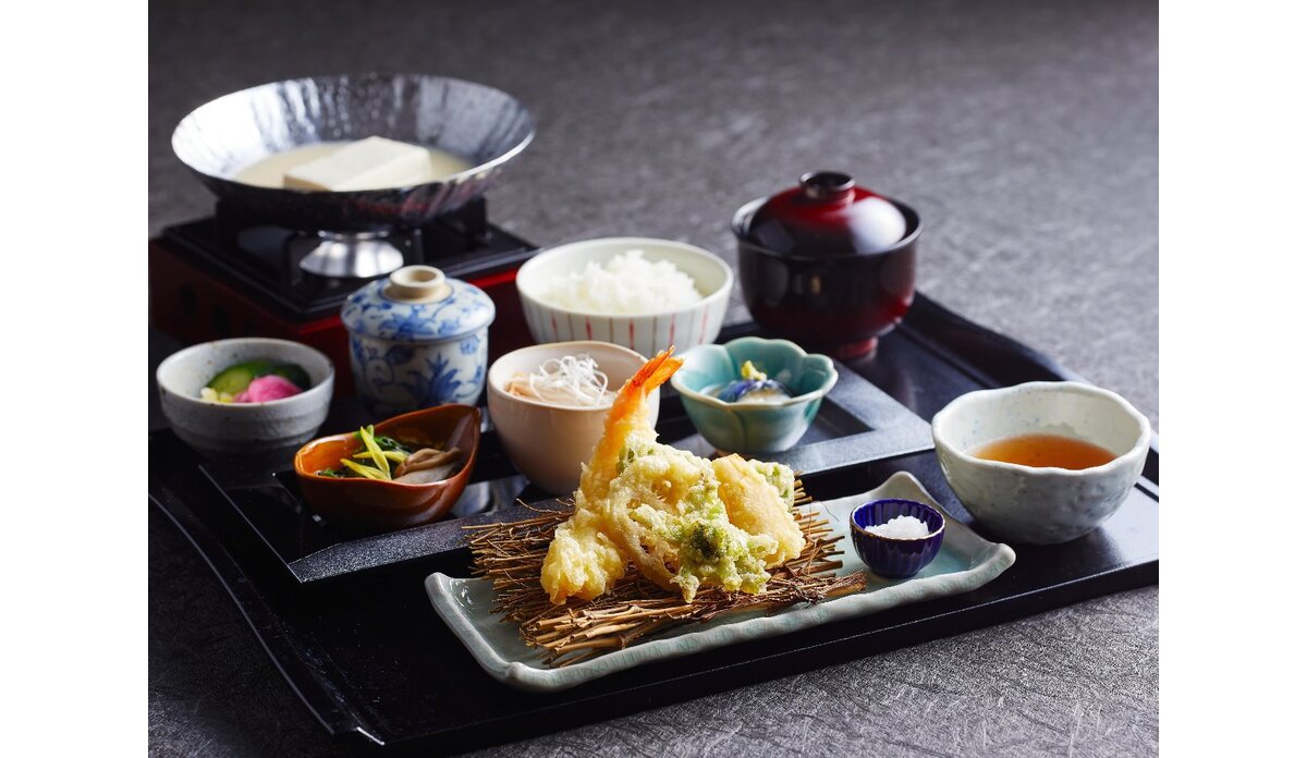 和食 うおまん　お昼の御膳　天ぷら
