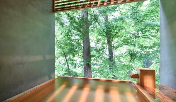 客室「Maple White」　露天風呂