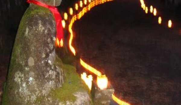 キャンドルページェント　地蔵