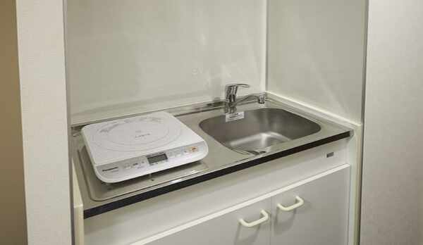 キッチン付シングルルーム■14.3平米■ベッド幅140cm&times;1台