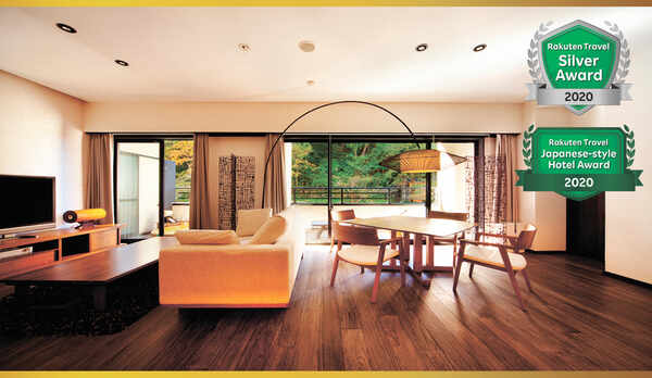 会津東山温泉 客室専用露天風呂付のスイートルーム はなれ 松島閣 料金