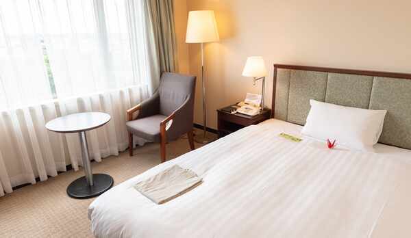 【シングルルーム】17.8㎡／ベッドサイズ1,400&times;2,030