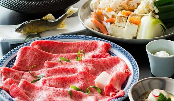 【川床】特選和牛すき焼き