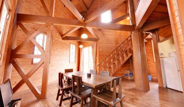 *【ファミリーコテージ一例】別荘感覚でご宿泊できるフル装備コテージ！