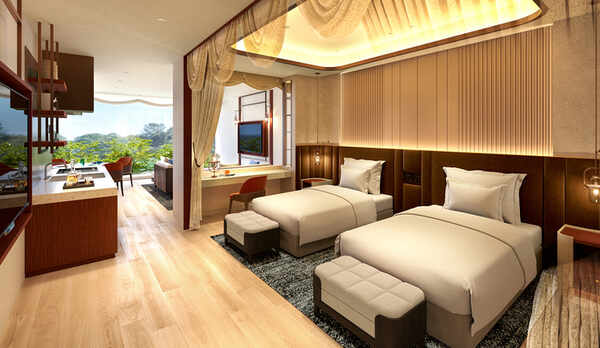 【エグゼクティブスイートルーム】◆4名定員◆ツインベッドの禁煙ルーム◆ ※画像はイメージです。