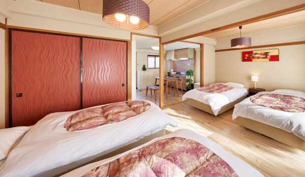 寝室（クアッドルーム）